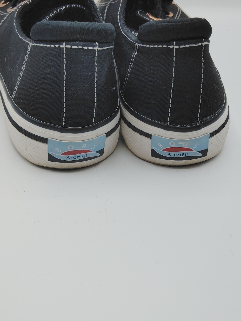 Skechers Arch Fit Women's Black Canvas Slip-On Sneakers